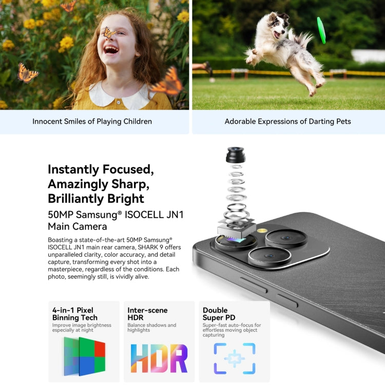 Blackview SHARK 9, 8GB+256GB, 6.67 inch Android 14 Unisoc T820 Octa Core, Network: 5G Blackview SHARK 9, 8GB+256GB, 6.67 inch Android 14 Unisoc T820 Octa Core, Network: 5G